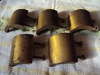 Vintage Brass Hardware Mcm Mid Century Modern Keeler Drawer Pulls Set Of Five