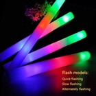 Led Foam Wands Sticks Rally Flashing Glow Stick Light Up Toys For Xmas Party