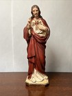 Pasquini Hand Painted Figure Vtg Religious Statue Figure Jesus 