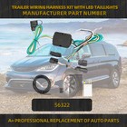 Custom Trailer Hitch Wiring Harness Kit For Chrysler Pacifica 2017- 2023 56322