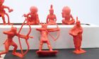 Marx 60mm Reissue Red Indian Lot Eight Different