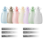 Reusable Silicone Baby Food    pouches 7 Pack Bpa-free Squeeze 5 5 Oz   