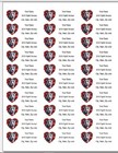 150 Pitbull Dog Love Heart  Return Address Labels Personalized Printe  1 X 2 5 8