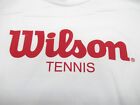 Wilson  wilson Tennis  T-shirt Soft Poly   Cotton Blend  white red  Promo Item
