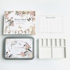 Travel Watercolor Palette portable Ceramic Palette 6 Well empty Paint Palette   