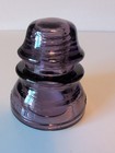 Vintage Purple Whitall Tatum Glass Insulator No 1 Made In Usa 