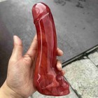 1pc Natural Smelting Stone Quartz Carved Penis Skull Crystal Reiki Healing Gift