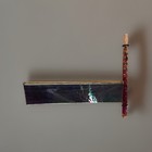Kaleidoscope Stained Glass Hand Crafted Triangular  Vintage