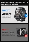 Supcase For Apple Watch 10 42mm Case Cover With Band For Iwatch 10 42mm Black
