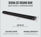 Polk Audio Signa S2 Sound Bar And Wireless Subwoofer