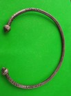 Antique West Indian Caribbean 12 4g Sterling Silver Cuff Bracelet Fit Up To 6 5   