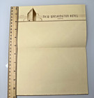 Vintage New Washington Hotel Seattle Stationary   3 Envelopes  2 Papers Fp332