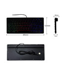 Rgb Gaming Keyboard Mechanical Feeling Backlit Wired Usb Keyboards Pc Gamer 60 