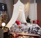 Princess Bed Canopy For Girls Kids Round Dome Mosquito Net Castle Tent Decor