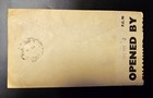 Jamaica 1943 World War Wwii Cover Opened And Examined Postmark Half-way-tree 