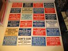 C 1930s Lot 24 Matchbox Labels Gross Case 4 25 x6 5  New York Hotels Restaurants