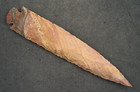 Incredible Detail 7 9  Flint Spearhead Point Knife Blade Tool Arrowhead I-353