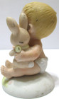 Vintage Enesco Porcelain Figurine Baby s 1st Easter Bunny Rabbit 3 3 4  Tall