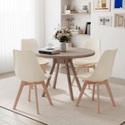 Mid Century Modern Dining Chairs shell Lounge Plastic Side Chair With Soft
