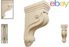 Boston Traditional Scroll Wood Corbel For Decorative Support  10 5  Height