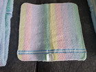 Vintage Towels St Mary s Fieldcrest Pastel Stripes Bath  Hand Towel Facecloths