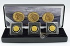Indian Chiefs Set In Gold 3 X 1 1000 Oz 999 Gold Coins 12 Dollars Liberia