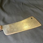 Antique Butchers Knife Vintage Meat Cleaver Old Knife With Wooden Handle 