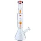 16   Glass Bongs Percolator Water Pipe Handmade Smoking Hookah 14mm Bowl