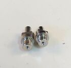 Two Stainless Nipples Thread Is 1 4 x28 Thompson Center   Others  For  11 Caps