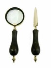 Brass Antique Magnifying Glass With Stand  Letter Nautical For Desk Decor
