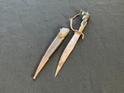 World War Two Filipino Dagger With Soldier Head Pommel And Name   Rank On Blade