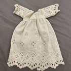 Antique Primitive Lace Eyelet Sweet Doll Dress