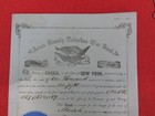 1864 Essex County Volunteer War Bond Certificate Lot Dj Civil War New York