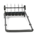 19in Push Spike Aerator  Heavy Duty Rolling Lawn Aerator  Rotary Spike Lawn