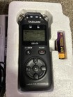 Tascam Dr-05 Portable Digital Audio Recorder Bundle W  Manual   Usb Cable  card