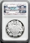 2013 Great Britain Silver Proof Piefort 5 Pounds  4th Portrait  Ngc Pf 70 Uc