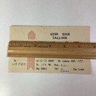 Ussr Qsl Radio Card 1957 Essr Tallinn Enn Lohk