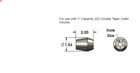 Universal Engineering 1  Cap  Series Zz Double Taper Collet - Choose Your Size