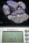 257g Tumbled Holly Blue Oregon Agate Gemston  Polished Uncut Lapidary Stone  334