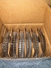 Princess House Coasters Lead Crystal  876 Set Of 11 Original Box Vintage