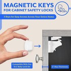Eco-baby Universal Replacement Keys For Magnetic Cabinet Locks  Child Safety  