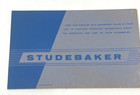 Studebaker Owner s Guide For Lark   Cruiser Passenger Car 1963 Glove Box Booklet