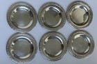 Vintage Wm Rogers Oneida Silverplate Bread Plates Set Of 6 Scroll Pattern 4 5   