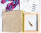 Harrisville Designs Rug Hooking Kit Heart Sampler Hearthsong W Wool Wood Frame  
