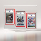 Phantom X Gradedguard Psa cgc Triple  prism  Crystal Acrylic Tcg Card Case