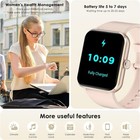 Smart Watch Men Women  Lady Blood Pressure Wristwatch Bluetooth Iphone Samsung