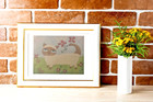 Buy 2 Get The 3rd Free  Art Print Of Original Painting  Cat Art  Naive Art