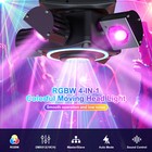 140w 4 Arms Laser Beam Moving Head Stage Lighting Rgbw Dj Disco Party Light Show
