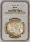 1878-cc Morgan Silver Dollar From The Carson City Mint Graded Ms64 By Ngc