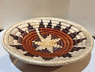 Navajo Wedding Basket Sumac 14 Pt Star Native American Basketry S  Ross 10 1 4 